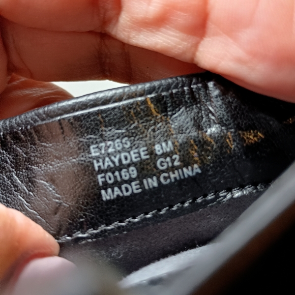 Calvin Klein Haydee Leather Women's Boots Size 8 - Picture 3 of 8